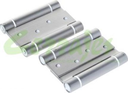Bisagra de doble accion 76 mm x 2.0 mm inoxidable