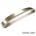 Jaladera Zamak cc 160 mm L=171 mm 4676 Z22 Niquel cepillado Tornillo M4x25mm