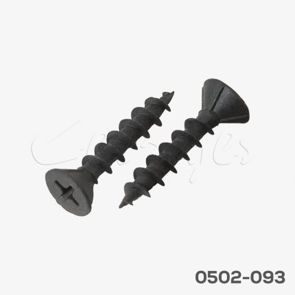 Tornillo para unión de madera cabeza plana "Sinker" #8 x1-3/4" (44,45 mm) PH2 Negro con punta