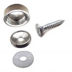 Torn para espejo con cubierta inox d 30 mm alt 7 mm