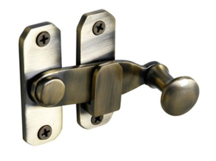 Pasador de giro palanca para ventana laton antiguo