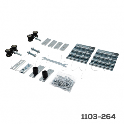 Sistema colgante plegadizo puerta de 4 hojas C80