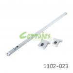 Tubo oval aluminio led 800-700 mm con  sensor/apagador sin/bat