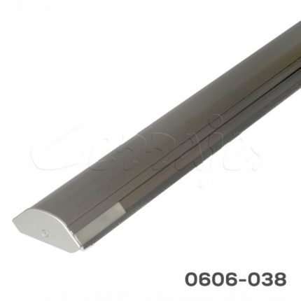 Sistema articulado para esquina Rincomatic "Rincobasic40" H=697mm Anodizado Inox Mate Champagne