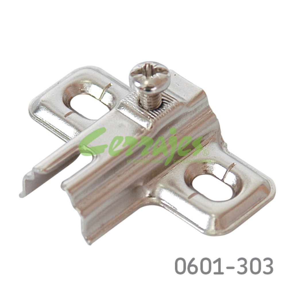 B120F9B4806B75B88E98287D3EE15FB5.jpg Base para bisagra FGV "Mini" niquelada H=4mm - Image 1