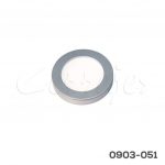 Luminario Led Mod.Piccola PLR65 12VCD-1,8W Ø65*H10mm 6500°K montaje superficial/embutido gris plata