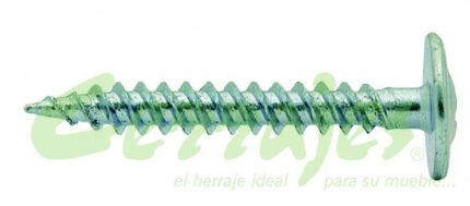 Tornillo cabeza de arandela #8 x1-1/4" (31,75 mm) Zincado