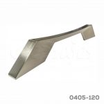 Jaladera Zamak cc 160 mm L=225 mm 4621 Z22 Niquel cepillado Tornillo M4X22mm