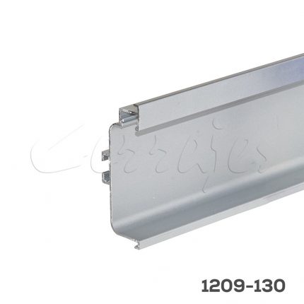 Perfil para iluminación LED doble Cerrajes "Gola" L=3000mm H=73mm Aluminio anodizado natural mate