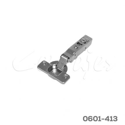 Bisagra sobrepuesta Cerrajes Ø=35mm 00 48x6mm 105° T.Ø=10mm niquelada autocierre enganche rápido