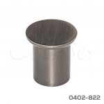 Botón Aluminio Ø=23 mm 4702 A37 Niquel negro cepillado mate Tornillo M4x25mm