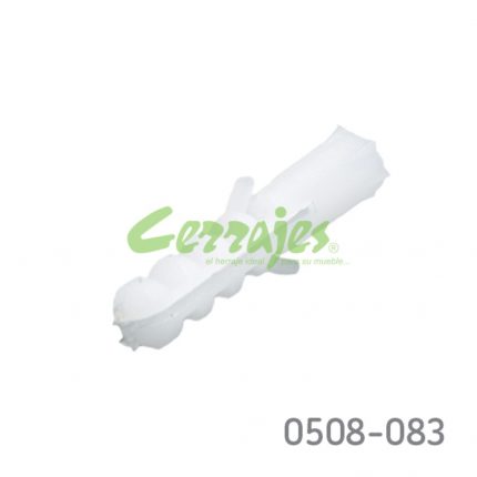 Taquete plástico para anclaje a muro Ø=1/4" (6mm) L=30mm