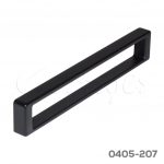 Jaladera Cubico Zamak cc 192 mm L=201 mm 4694 Z81 Negro Tornillo M4x25mm