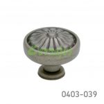 Botón Latón Ø=32 mm 3018 L30 Pewter antiguo Tornillo #8-32X1"