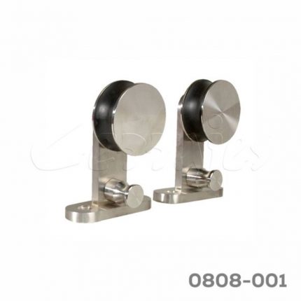 Corredizo colgante Inoxidable 304 para puerta de madera L=2000 mm rodamiento sencillo