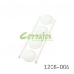 Cubierta para tornillo Volpato "SpeedSystem" color blanca