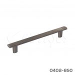 Jaladera Aluminio cc 128 mm L=161 mm 4717 A37 Niquel negro cepillado mate Tornillo M4x25mm