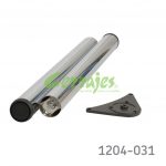 Juego de 4 patas Ø=60mm para barra Cerrajes H=870mm Cromado