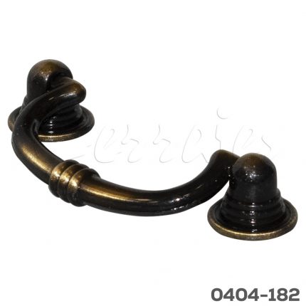 Jaladera Zamak cc 64 mm L=86 mm 2049 Z11 Cuero Tornillo M4x25mm