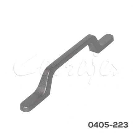 Jaladera Aluminio cc 96 mm L=162 mm 4721 A96 Grafito Tornillo M4x25mm