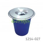 Bote para basura Cerrajes empotrado en cubierta 4L con tapa inoxidable