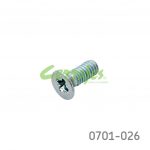 Tornillo phillips para aluminio M4x10