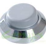 Tope para puerta de pared diametro 28 mm cromado