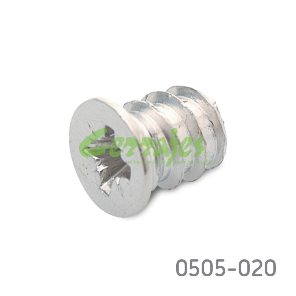 11E17293B02C8FF75FF22E06BB93C7F7.jpg Tornillo para instalación de herrajes "Euro" 6,3mm L=8 mm PZ2 Niquelado sin punta - Image 1