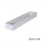 Organizador modular para cajón cubertero 1 sección (1-XL) Cerrajes Poliestireno blanco