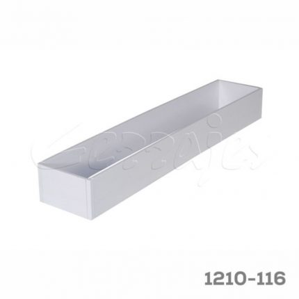 Organizador modular para cajón cubertero 1 sección (1-XL) Cerrajes Poliestireno blanco