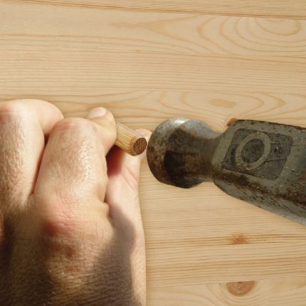 Perno de unión de madera 8x50 mm