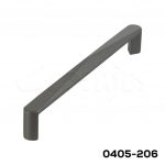 Jaladera Zamak cc 160 mm L=170 mm 4693 Z94 Gris noche Tornillo M4x25mm