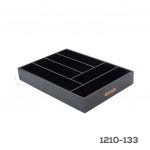 Organizador para cajón cubertero Cerrajes Bambú Negro 300mm x 430mm x 60mm