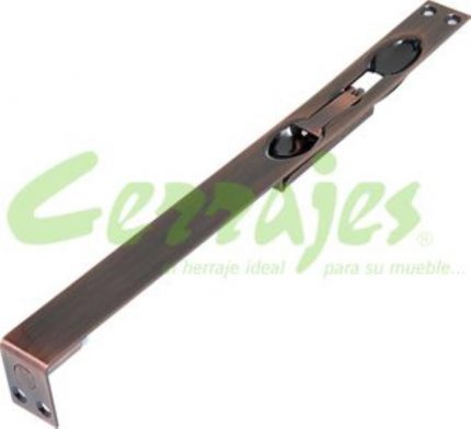 Pasador de embutir con gancho de 254 mm cobre ant