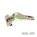Bisagra para puerta en ángulo Salice  S200 Ø=35mm cuello 45° 48x6mm 94° taquete 10mm niquelada