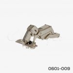 Bisagra sobrepuesta Salice "Silentia Plus" S700 Ø=35mm cuello 00 48x6mm 155° niquelada cierre suave