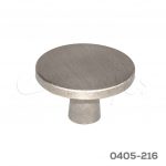 Botón Plato Aluminio Ø=42 mm4699 Z22 Niquel cepillado Tornillo M4x25mm