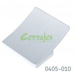 Botón cuadrado Zamak L=50 mm 6054 Z09 Cromo mate Tornillo M4x25mm