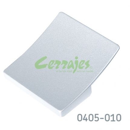 Botón cuadrado Zamak L=50 mm 6054 Z09 Cromo mate Tornillo M4x25mm