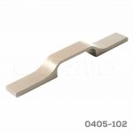 Jaladera multiperforaciones Zamak cc 96:224 mm L=250 mm 4598 Z22 Niquel cepillado Tornillo M4x25mm
