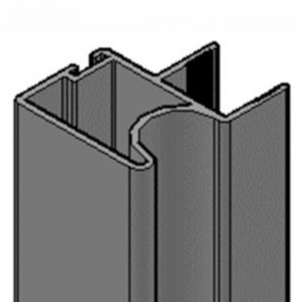 Perfil tirador "Eleganzza" para panel de 15 mm, color Bronce Obscuro, L=2400 mm