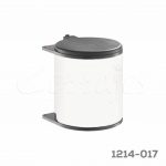 Bote para basura Hailo "Big-Box" W=400mm blanco lateral 15L con estructura "FaceFrame"