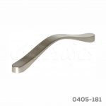 Jaladera Zamak cc 160 mm L=175 mm 4672 Z22 Niquel cepillado Tornillo M4x25mm
