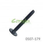 Tornillo conector cabeza plana Ø=1/4"L=50 mm 20 hilos por pulgada Hex.4mm (Allen) Negro