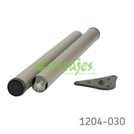 Juego de 4 patas Ø=60mm para barra Cerrajes H=870mm Niquel mate