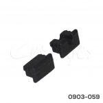 Cubierta negra para perfil 0903-058