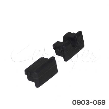 Cubierta negra para perfil 0903-058