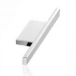 Jaladera Aluminio cc 32 mm L=100 mm 4586 Z22 Niquel cepillado Tornillo M4x23 - 25mm