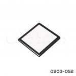 Luminaria Led Mod. Quadrato PLC100 12 VCD-3 W, 100*100*8 mm, 6500°K, montaje superficial, negro