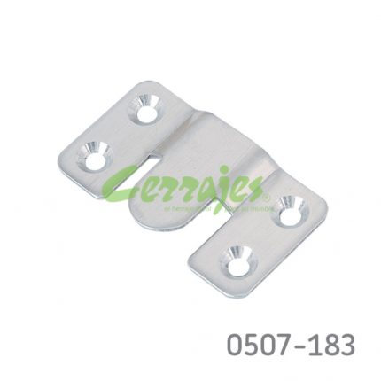 Conector metálico para unión de paneles